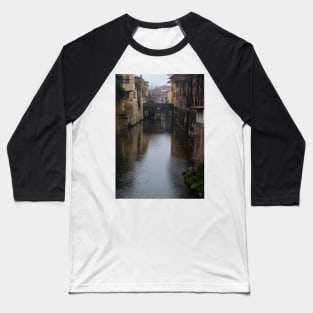 Ponticello over Rio Canal in Mantua, Italy Baseball T-Shirt